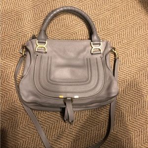100% authentic Chloe Marcie bag from Nordstroms in cashmere grey! 😍🤍